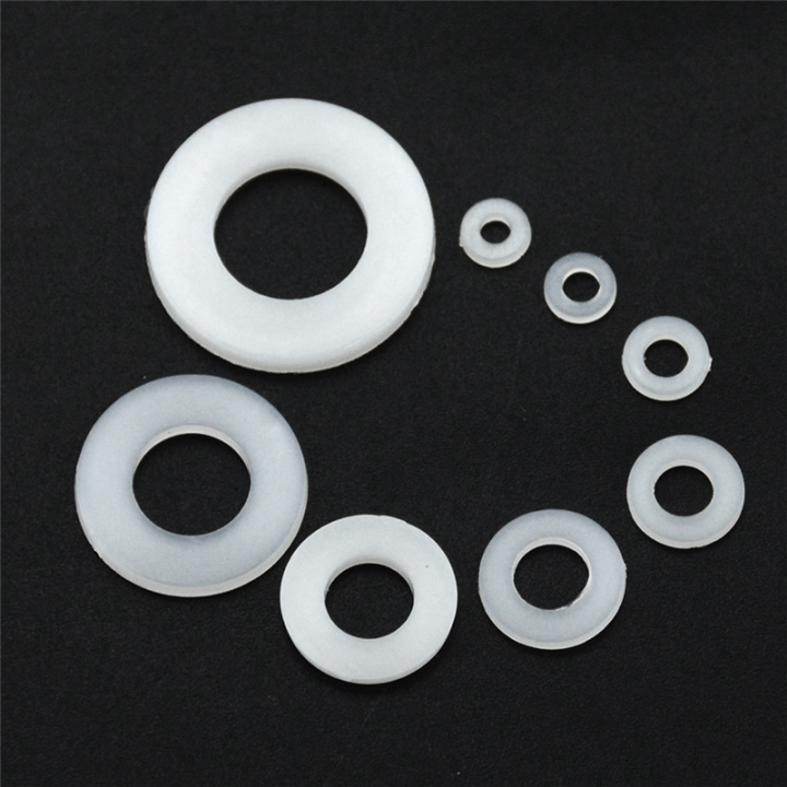 500Pcs%20White%20Nylon%20Flat%20Washer%20Gasket%20Set%20M2%20M2.5%20M3M4M5%20M6%20M8%20M10%20Plastic%20Sealing%20O-Rings%20Assortment%20Kit%20Fastener%20Spare%20Parts%20Accessories%20-%20Image%206