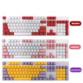 104pcs Pbt/abs Translucent Keycaps Oem Profile For Mechanical Keyboard Double- Backlit Replacement Key Cap Set. 