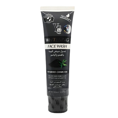 YC Whitening Face Wash - Bamboo Charcoal Deliver Deep - Pore Clean Your Skin