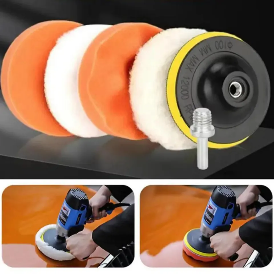 Swpeet 22Pcs 3 Inch Car Foam Drill Polishing Pad Kit, 5 Colors, Sponge & Woolen Buffer Pads, Suction Cup with M10 Drill Adapter for Car Polishing Swpeet 22Pcs 3 Inch Car Foam Drill Polishing Pad Kit, 5 Colors, Sponge & Woolen Buffer Pads, Suction Cup with M10 Drill Adapter for Car Polishing