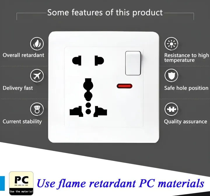 Universal%20Socket%20Panel%2013A%20Wall%20Socket%20Plug%20Standard%20Gray%20Outlet%20AC%20230V%20Wall%20Switch%20Controls%20Power%20Socket%20-%20Image%206