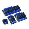 WAVGAT 1 2 4 8 Channel 5V 12V 24V DC Relay Module Solid State High Level SSR AVR DSP G3MB-202P Relay 250V 2 for Arduino. 