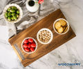 Cutting Board / Serving Board Handmade Natural Solid Nadun Wood Large Kitchen Chopping Board - Serving Tray with Handles. 