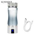 Electrolysis Hydrogen Water Bottle Portable Hydrogen Water Bottle with Pem Technology Healthy Glass Drinking Cup for Hydrogen Water Generator. 