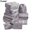 9 Pieces Set Travel Organizer Storage Bags Suitcase Packing Set Storage Cases Portable Luggage Organizer Clothes Shoe Tidy Pouch. 