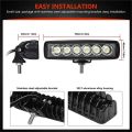 2Pcs 6 inch 18W DRL LED Work Lamp Light 4WD for  Off Road Truck Bus Boat Fog Light Car Light Assembly. 