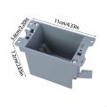 587E Sturdy Plastic Remodels Junction Box for Drywall Applications In Gray Color. 