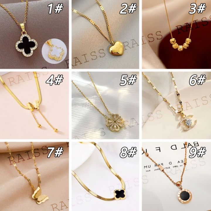 ShopSphere%20Kwintas%20Stainless%20Steel%20Necklace%20For%20Women%20Vintage%20Butterfly%20Pendant%20Four%20Leaf%20Clover%20Necklace%20Non%20Tarnish%20Chain%20Choker%20Accessories%20Jewelry%20-%20Image%205