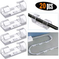 【Limited edition】 20 Pack Cable Organizer Clips Wire Management Holder for Desktop and Workstation. 