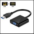 USB 3.0 To VGA External Graphic Card Video Converter Adapter For Win7/8/10 1080P (Blue). 