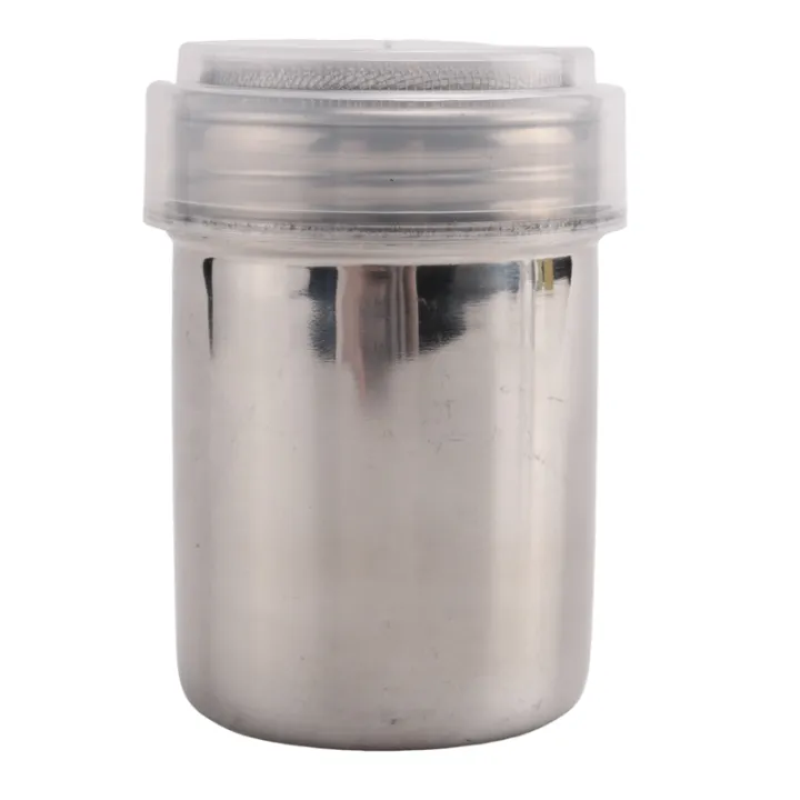 Silver stainless steel mesh tube type dusters dusting salt shaker spice ...