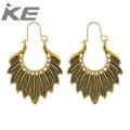 Antique Gold Leaf Drop Dangle Earring for Women Feather Piercing Pendant Earrings Party Jewelry Gifts Anillos 9624. 