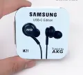 SAMSUNG M20 M21 Earphones ANC (SAE) Headset In-ear 3.5mm / Type C With Mic Wired For Galaxy S20 Note10 S10 S9 S8 S7 and all compatible phones/PCs. 