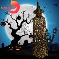 Costume for Dress Up Events Halloween Cape Cosplay Costume Dress Up Star Pattern Hat for Parties. 