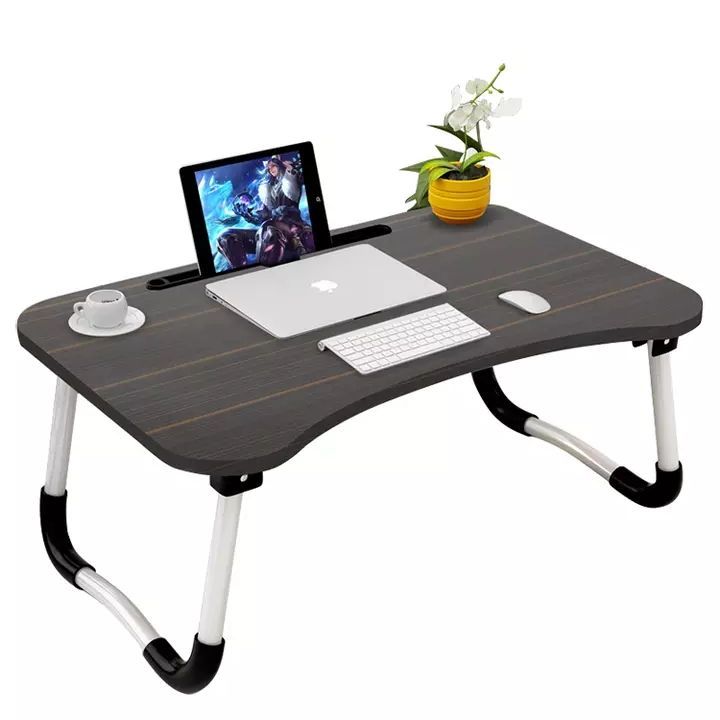 NEW Folding Laptop Stand Holder Study Table Wooden Foldable Computer ...