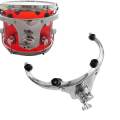 Tom Drum Percussion Mount Metal Tom Drum Rim Mount for Instrument 10inch. 