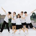 Taiwan School Uniform Suit Attached to Middle School Students jk Uniform White Shirt College Style Middle School Students Graduation Business Attire Summer. 
