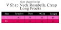 New Stylish Long Sleeves V Neck Rosa Bella Polka Printed Long Frocks for Women. 