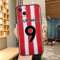 Number Phone Case Sexualized Football Name Mini Back Cover XS X Xo Max 14 15 12 11one 13 for iPh 16 PrR Plus 12 13. 