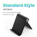 UGREEN Cell Phone Stand Holder Mobile Phone Dock Compatible for iPhone 11 Pro Max SE XS XR 8 Plus 6 7 5, Samsung Galaxy Note20 S20 S10 S9 S8 Android Smartphone Holder Desk Adjustable Foldable. 