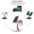 Apple Watch Stand IPhone Stand 2 in 1 Apple Iwatch Charging Stand Holder Phone Desktop Tablet Dock Station for Apple Watch/ IPhone X/8Plus/8/7 Plus/ IPad All Android Smartphone. 