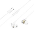 BOROFONE BM90 Type-C Wire Controlled Digital Earphones With Microphone Supports Calls Type-C Audio Plug Wired Headset For Huawei Xiaomi Samsung iPhone/ iPad. 