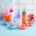 Fit 18 inch Baby New Born American Doll Accessories Girl Magic Milk Bottle Pacifier Juice Bottle Doll Comfort Toy For Baby Gift. 