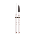 Linman xixi color slim gel eyeliner pen sweat resistant no smudOriginalge white brown pseudo plain makeup beginner eyeliner D515. 