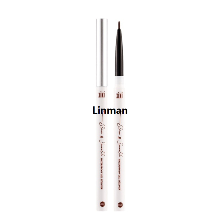 Linman%20xixi%20color%20slim%20gel%20eyeliner%20pen%20sweat%20resistant%20no%20smudOriginalge%20white%20brown%20pseudo%20plain%20makeup%20beginner%20eyeliner%20D515%20-%20Image%205