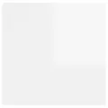 Bedside Cabinets 2 pcs High Gloss White 30.5x30x30 cm Chipboard. 