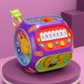 Light Sound Musical Cube Baby Activity Cube for Gifts Observation Fine Motor. 