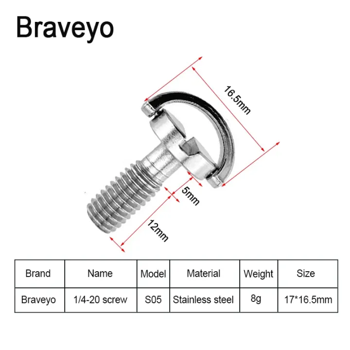 Camera%201/4%20D-ring%20Mounting%20Stainless%20Quick%20Release%20Plate%20Photography%20Accessories%20for%20SLR%20-%20Image%203