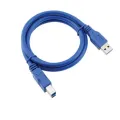 1m Usb3.0 Printer Cable A Male B Male Printer HDD-BOX CD-ROM Usb3.0 Data Printer Line Wire A to B Male USB 3.0 USB3 Print Cable. 