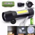 Camping USB Charging Flashlight, touch Alluminiam. 