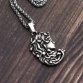 【ALLGOOD】Vintage Greek Mythology Gorgon Pendant Necklace Gothic Stainless Steel Medusa Necklace for Men Women Fashion Punk Biker Jewelry. 