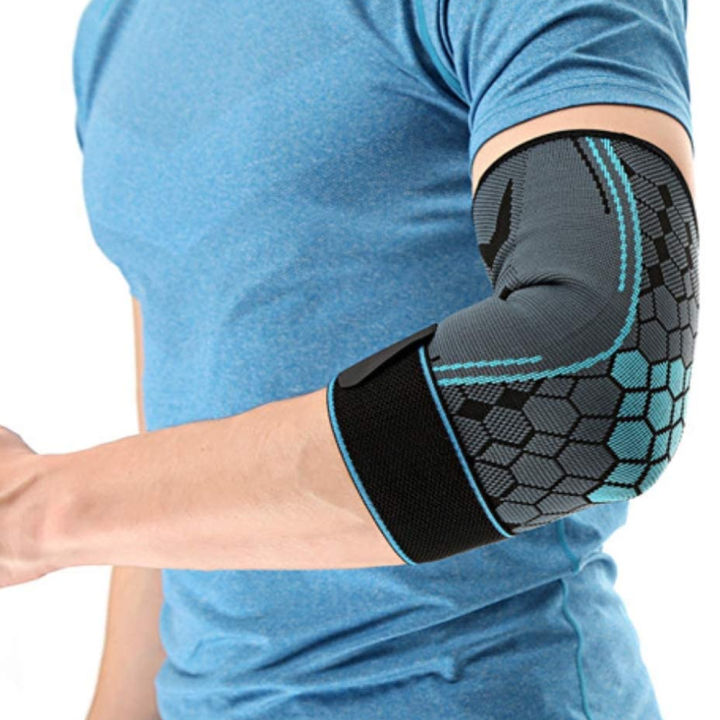 %E3%80%90HOT%E3%80%91%201Pc%20Elbow%20Brace%20Compression%20Sleeve%20Arm%20Support%20Elastic%20Sleeve%20With%20Strap%20For%20Golf,Basketball,Tennis,Workout,Arthritis,Painrelief%20-%20Image%205