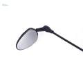 Bike Bicycle Flat Mirror Cycling Riding Helmet Mount Rearview Rear View Eyeglass. 