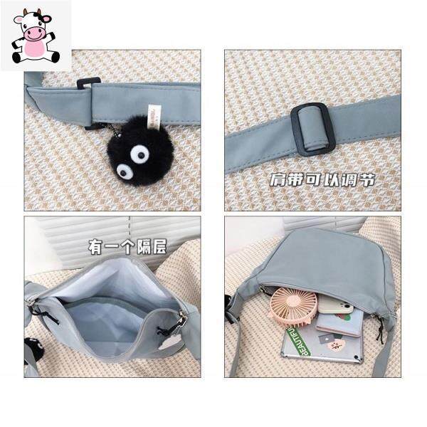 🔥品质 现货🔥 Japanese Harajuku Girl Solid Color Soft Girl Shoulder Bag ...