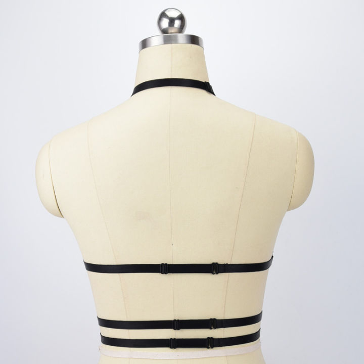 White%20Polyester%20Harness%20Crop%20Top%20Lingerie%20Bondage%20Harness%2090's%20Open%20Chest%20Cage%20Bra%20Harajuku%20Style%20Wedding%20Garters%20O0555%20-%20Image%205