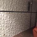 Paper ceiling plate ABS plastic shape C tile panel stone environmental protection waterproof PV3D plastic mold wall art decorative 3D wall panel sticker. 