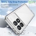 Lenuo For Xiaomi 14T Xiaomi 14T Pro Back Cover Coque Fundas Hard Translucent Clear Phone Case. 
