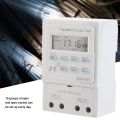 Smart Home Microcomputer Digital Timer Switch 30A AC 220V Programmable Timer Automatic 1Min - 168H Time Control Switch Daily Timer. 