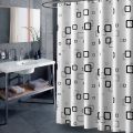 Bathroom Thick Waterproof Shower Curtain 80X180cm with Copper Buckle. 