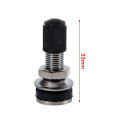 1Pc Motorcycle Wheel Valve 33mm Motorbike Scooter Bike Quad Tubeless Mountain Tyre Valve Dustcap General-purpose. 