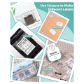 Mini Printer Sticker Printer Portable Thermal Printer Inkless Sticker Maker Machine Bluetooth Printer Phone Printer. 