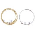 6Pcs/Set Universal Acoustic Guitar String Brass Hexagonal Steel Core Strings For Musical Instruments Guitars Strings Guitar Part. 