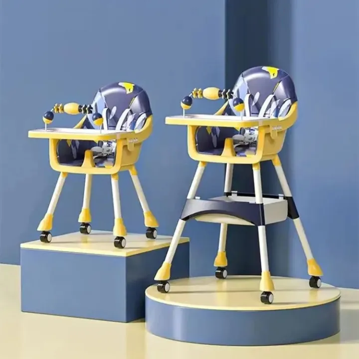 INeedz Fantastic-Kids-Toys Baby High Chair | Newborn Feeding Chair | Adjustable Removable Double Meal Tray and Game Table | INeedz HC360 CCS 895