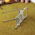 1:12 Miniature Ladder with Wide Pedal 1/12 Mini 3 Step Ladder for Yard Decor. 