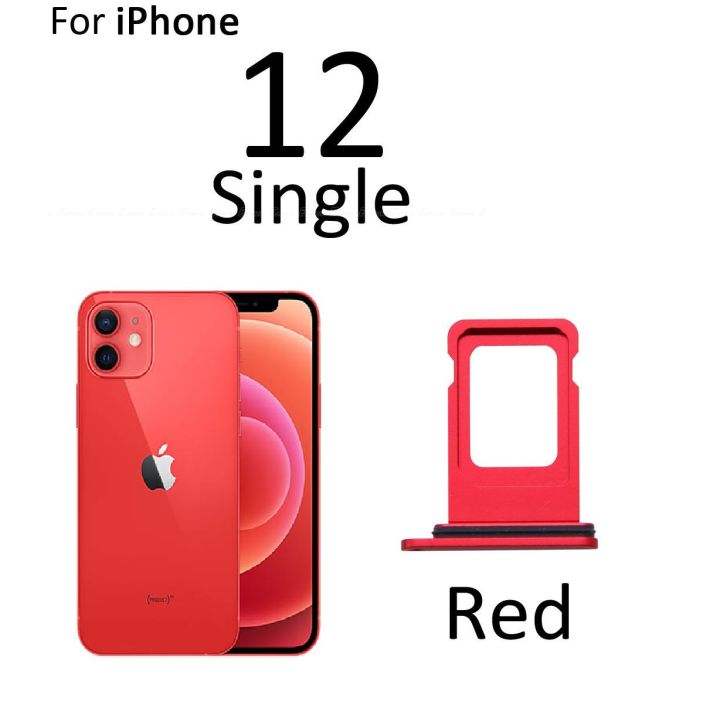 iPhone 12 Sim Tray Red Colour Sim Tray