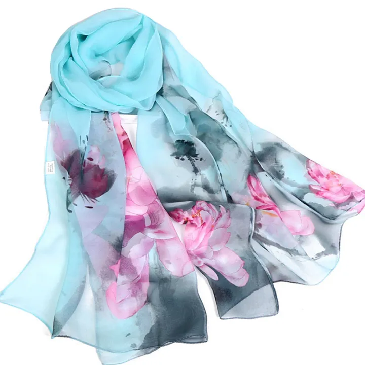 High%20Quality%20Female%20Pretty%20Scarf%20Sunscreen%20Shawl%20Seaside%20Beach%20Flower%20Design%20Georgette%20Thin%20Silk%20Scarf%20Women%20Scarves%20Wholesale%20-%20Image%204